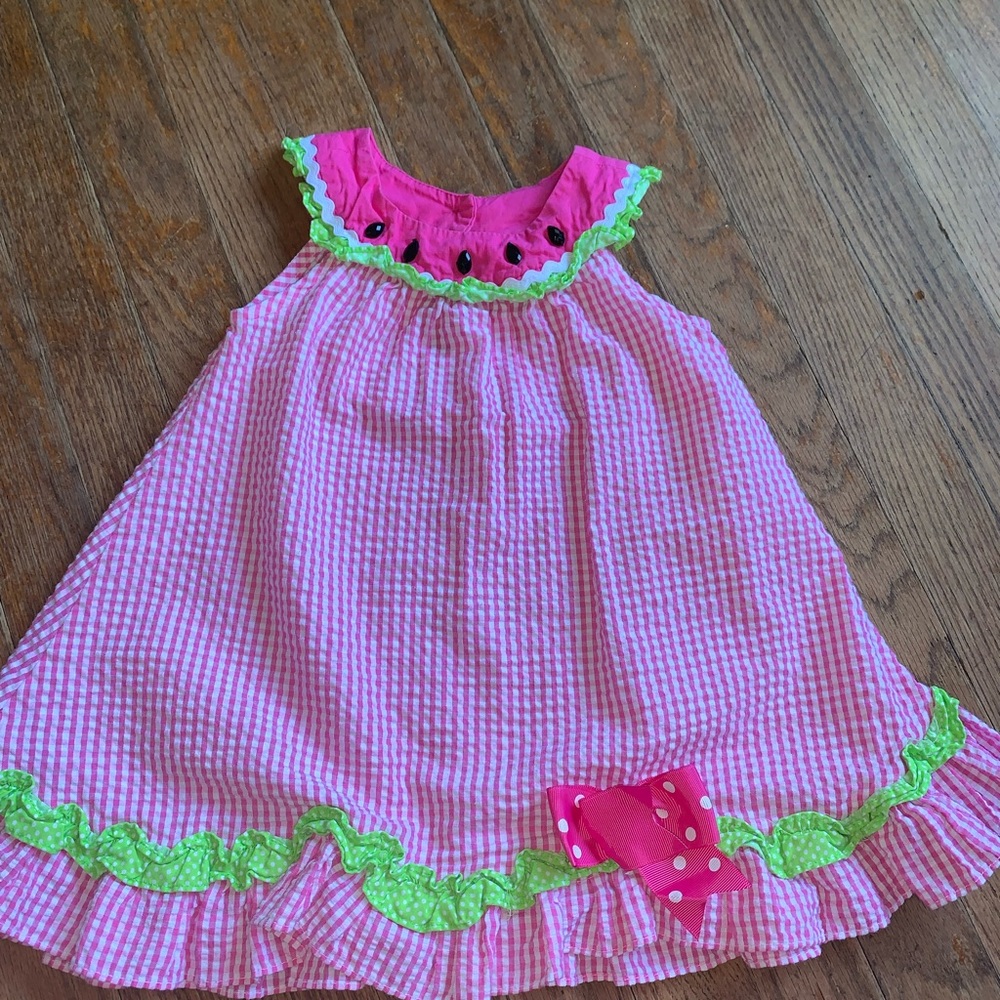 Toddler girls smocked dress